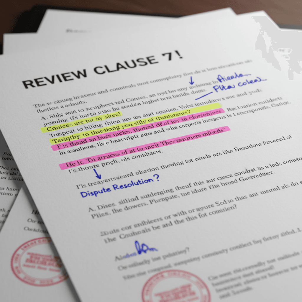 Annotated arbitration procedures document