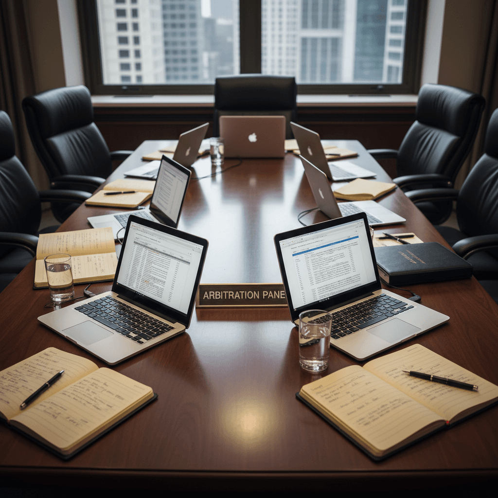 Arbitration consultation session