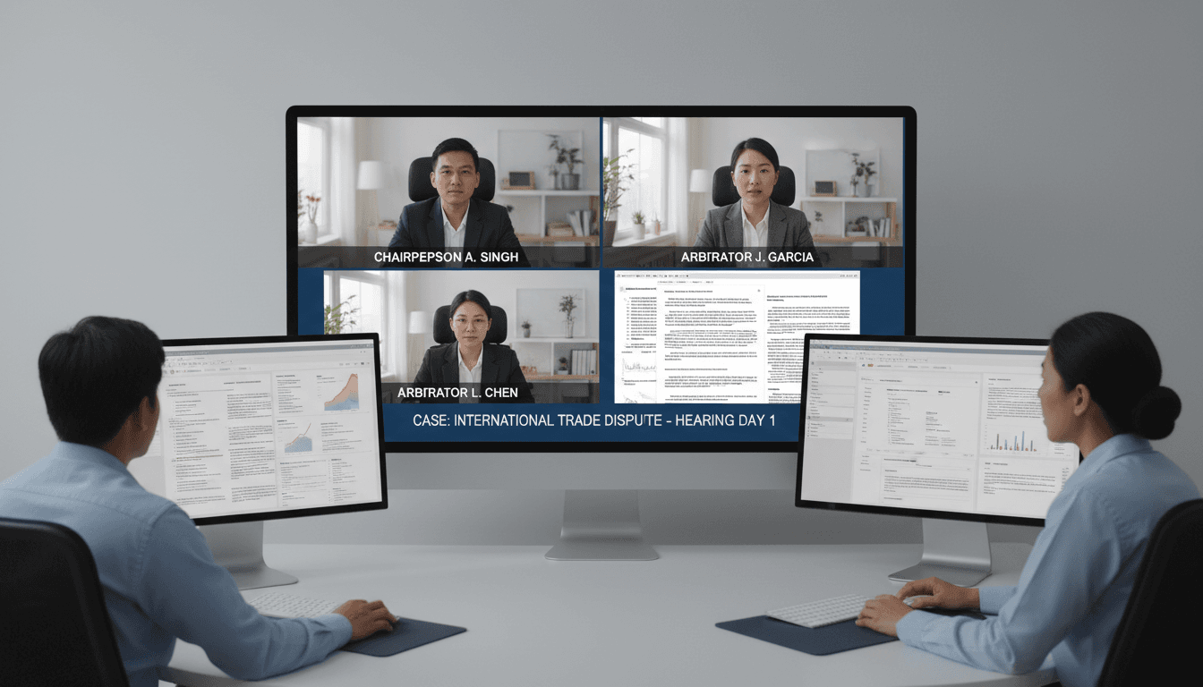 Online tribunal management