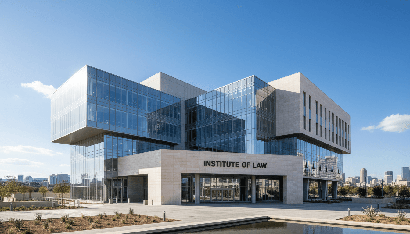 Modern professional building representing an international arbitration centre