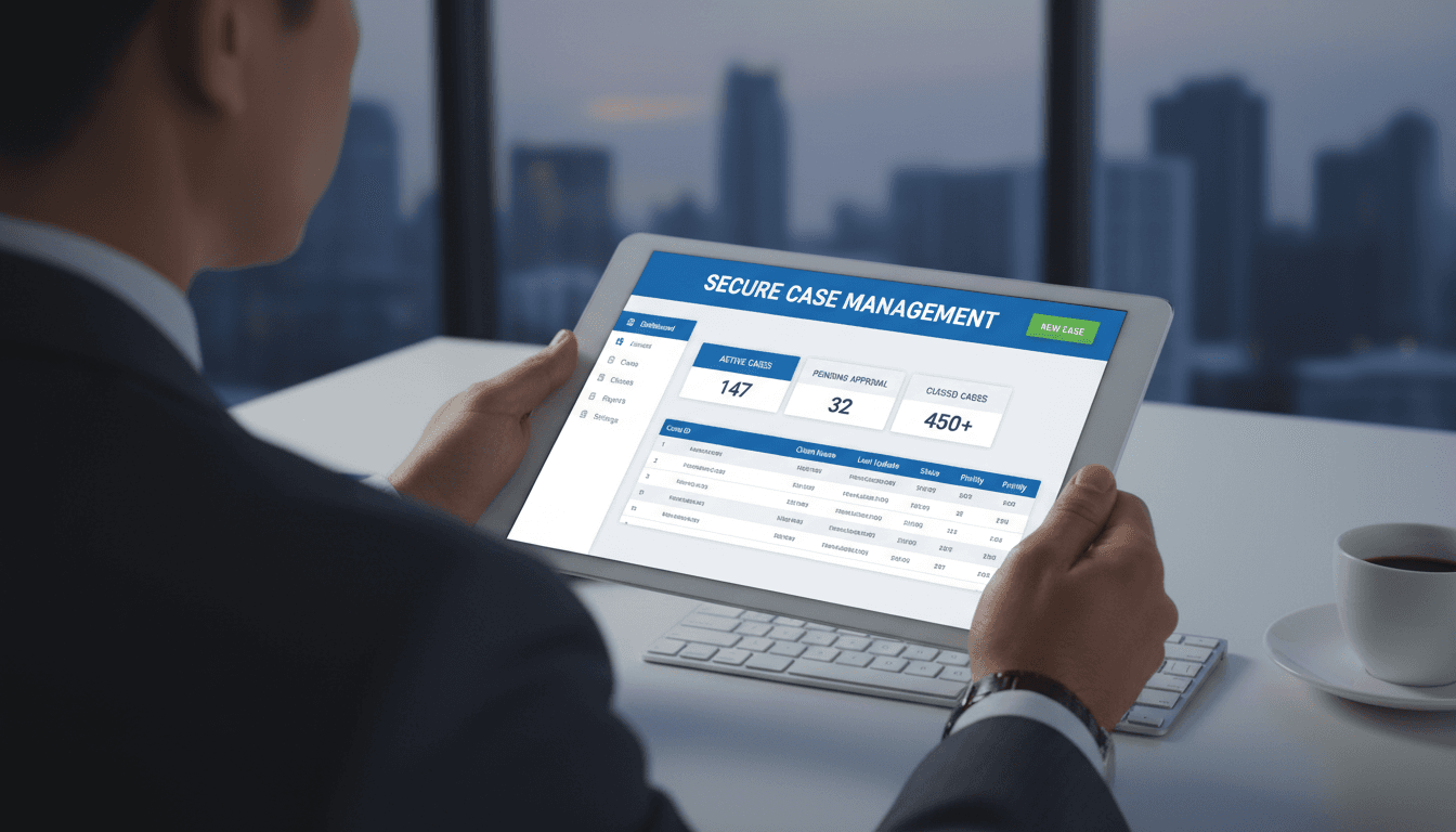 Secure case portal